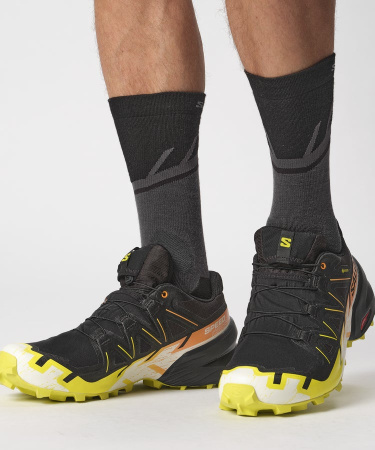 Кроссовки SPEEDCROSS 6 GTX (RU 42 UK 9 USm 9.5 СМ 27; black/sulphur spring/bird of paradise)